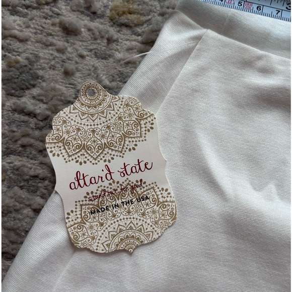 Altar’d State Brown and White Mini Skirt — NWT - Picture 9 of 9